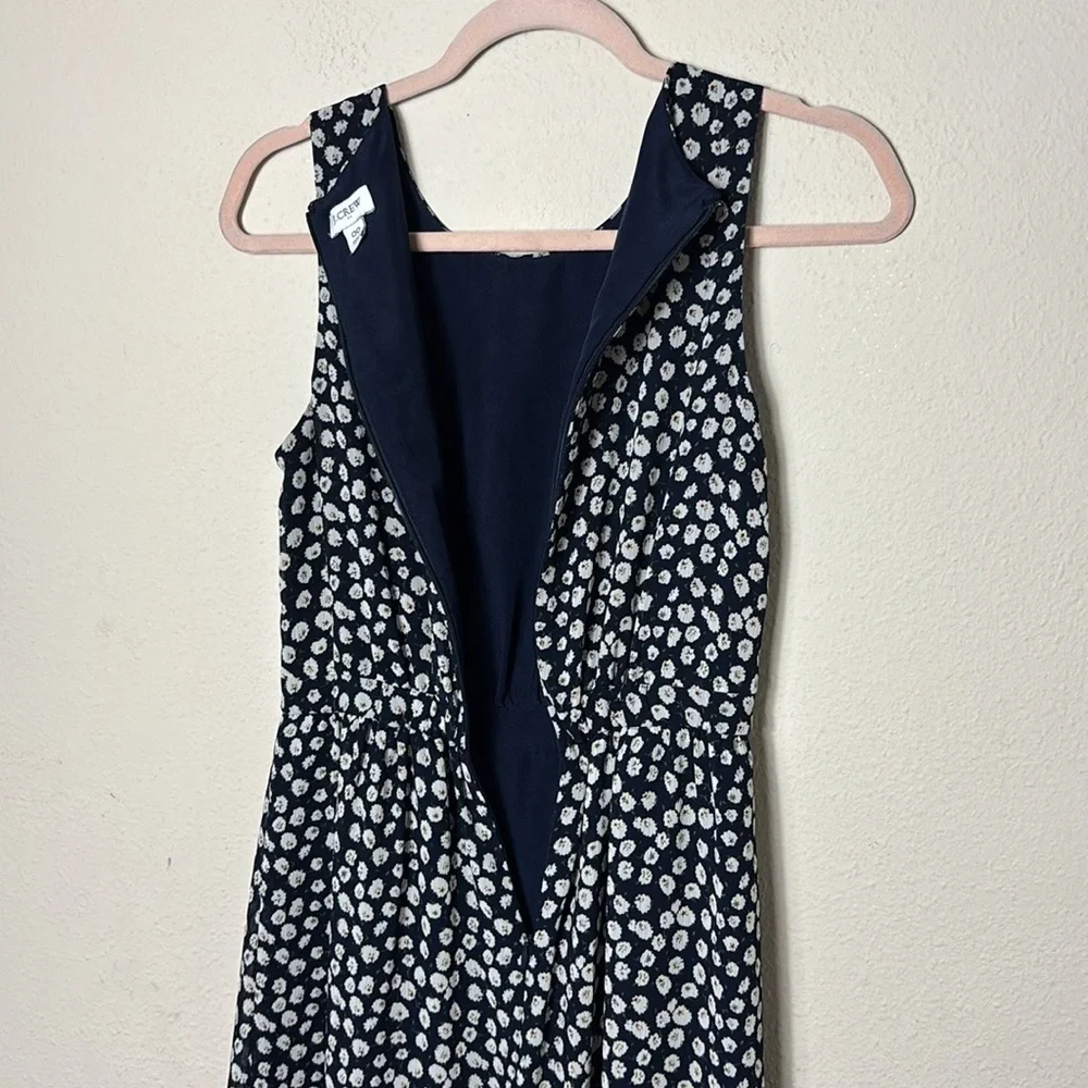 J. Crew Floral Print tiered midi dress size 00